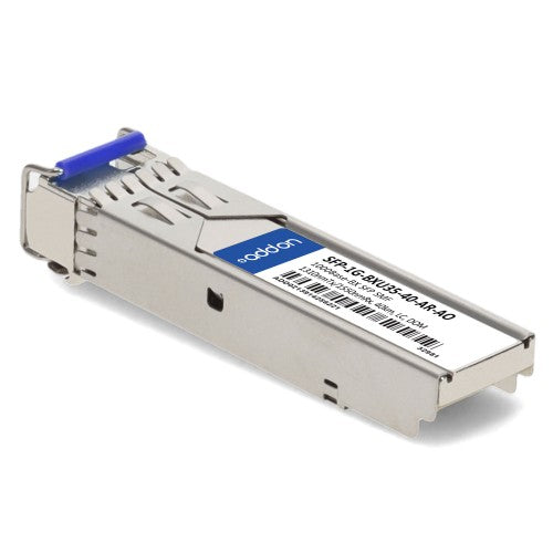AddOn Networks Arista Networks SFP-1G-BXU35-40-AR Compatible TAA 1000Base-BX SFP Transceiver (SMF, 1310nmTx/1550nmRx, 40km, LC, DOM)