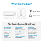 Linksys Velop Micro 6 Mesh System – Dual-Band WiFi 6 AX3000 (3-pack)