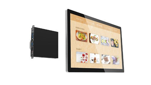 Allsee Technologies WP22B Signage Display Digital signage flat panel 55.9 cm (22") 500 cd/m² Full HD Black Touchscreen