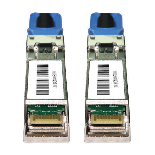 Eaton SFP28 to SFP28 25GbE Passive Twinax Copper Cable (M/M), SFP-H25G-CU4M Compatible, Black, 4 m (13.1 ft.)