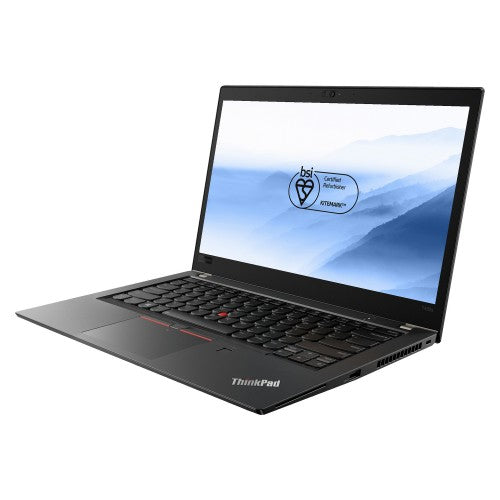 A2C Lenovo - ThinkPad T480s Laptop - 14” FHD (1920x1080) - Intel Core i5 8th Gen 8250U - 8GB RAM - 256GB SSD - Windows 10 Professional - Full UK (UK Layout) - Fully Tested Original Battery - IEEE 802.11ac Wireless LAN - 1 Year Return to Base Warranty