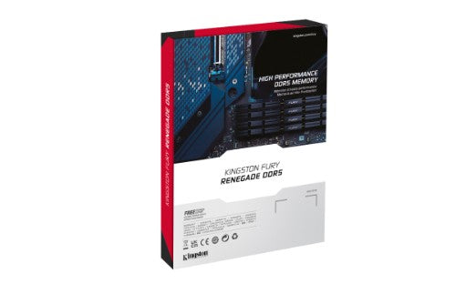 Kingston Technology FURY 24GB 8000MT/s DDR5 CL38 DIMM Renegade Silver