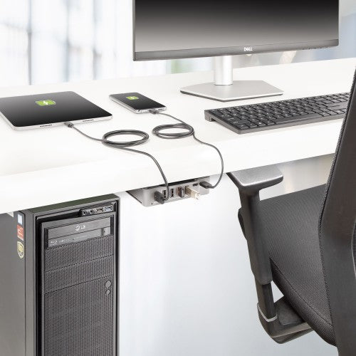 StarTech.com 7-Port USB-C Hub - 5x USB-A + 2x USB-C - Self-Powered w/65W Power Supply - USB 3.1 10Gbps - Desktop/Laptop USB Hub w/3ft USB-IF Certified Locking Cable - USB C Hub - TAA