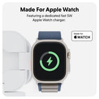 Targus HJ3320WHGL mobile device charger Headphones, Smartphone, Smartwatch White USB Wireless charging Fast charging Indoor