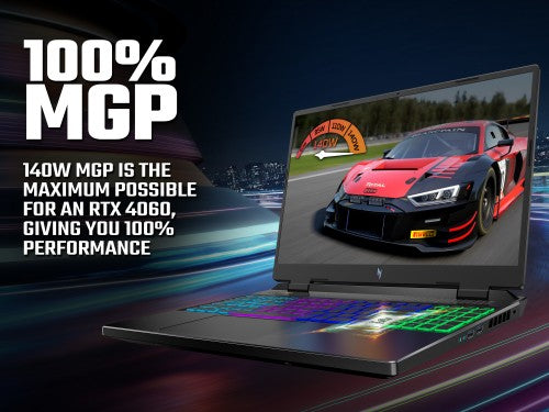 Acer Nitro 16 AN16-41 Gaming Laptop - AMD Ryzen 7 7735HS, 16GB, 1TB SSD, NVIDIA GeForce RTX 4060 8G, "WQXGA IPS 165Hz DDS, Windows 11, Black
