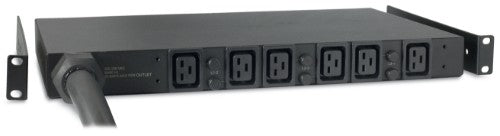 APC Basic Rack PDU AP7526 power distribution unit (PDU) 6 AC outlet(s) 1U Black