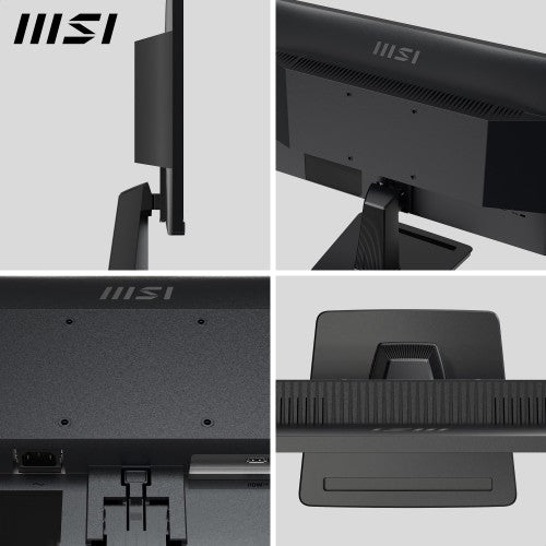 MSI Pro MP225V 21.45 Inch Monitor, FHD (1920 x 1080), 100Hz, VA, 1ms, 1x HDMI 1.4b, 1x D-Sub(VGA), Anti-Glare, Anti-Flicker, Less Blue light, TÜV Certified, VESA, Kensington, Black