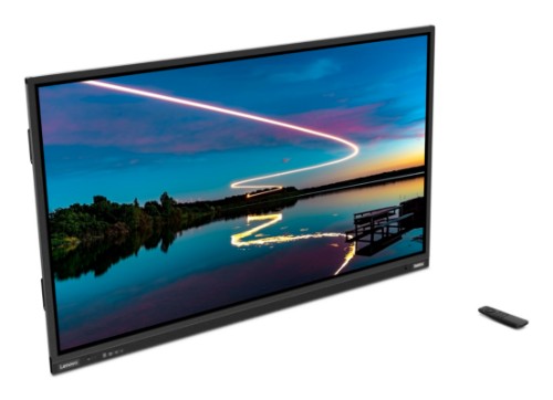 Lenovo ThinkVision T86 computer monitor 2.18 m (86") 3840 x 2160 pixels 4K Ultra HD LED Touchscreen Black