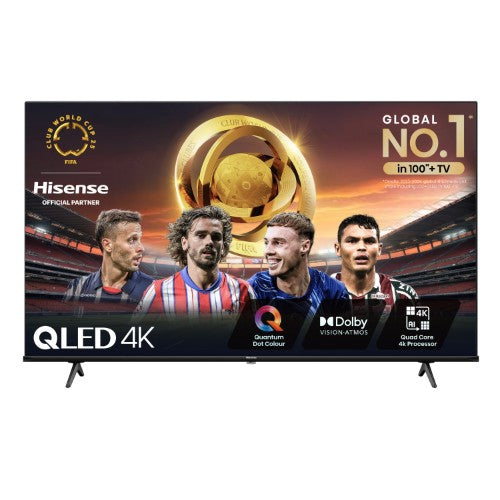Hisense 43E7NQTUK TV 109.2 cm (43") 4K Ultra HD Smart TV Wi-Fi Black 350 cd/m²