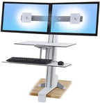 Ergotron WorkFit-S White PC Multimedia stand
