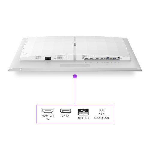 Philips Evnia 8000 32M2N8900P/00 computer monitor 80 cm (31.5") 3840 x 2160 pixels 4K Ultra HD QD-OLED White
