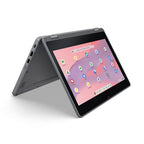 Lenovo Chrome 500e 2in1 G5 M89 MediaTek Kompanio 540 Chromebook 29.5 cm (11.6") Touchscreen HD 8 GB 64 GB UFS Wi-Fi 6E (802.11ax) ChromeOS English Grey