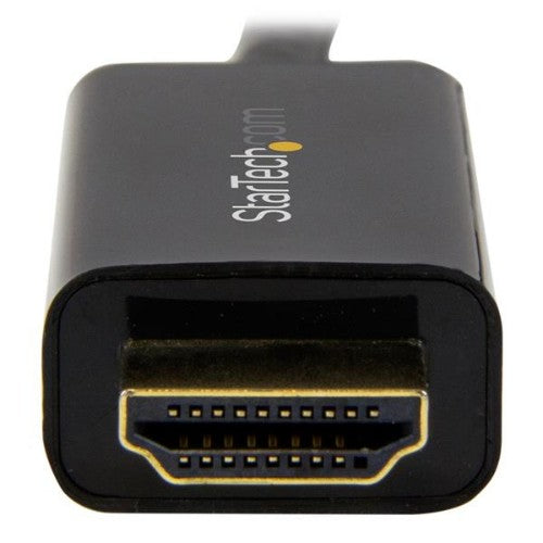 StarTech.com 16.4ft (5m) DisplayPort to HDMI Cable - 4K 30Hz - DisplayPort to HDMI Adapter Cable - DP 1.2 to HDMI Monitor Cable Converter - Latching DP Connector - Passive DP to HDMI Cord
