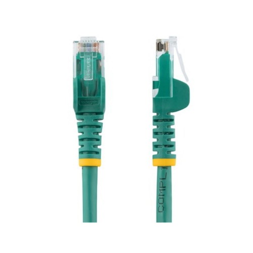 StarTech.com 100ft CAT6 Cable - Green CAT6 Ethernet Cable - Gigabit Ethernet Wire - 250MHz 100W PoE RJ45 UTP CAT 6 Network/Patch Cord Snagless - Individually Tested