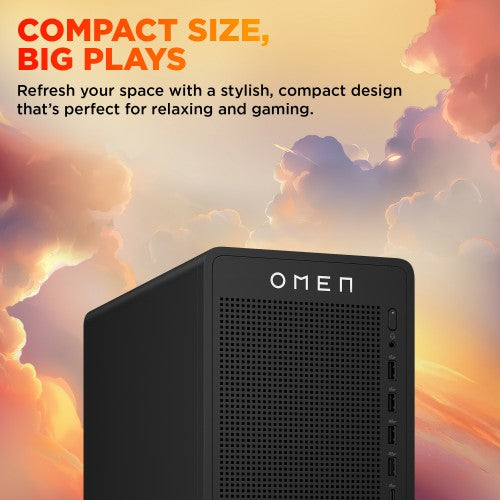 HP OMEN 16L TG03-0007na AMD Ryzen™ 5 8500F 16 GB DDR5-SDRAM 1 TB SSD NVIDIA GeForce RTX 5060 Windows 11 Home Tower PC Black