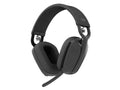 Logitech Zone Vibe Wireless Headset Head-band Calls/Music USB Type-C Bluetooth Graphite