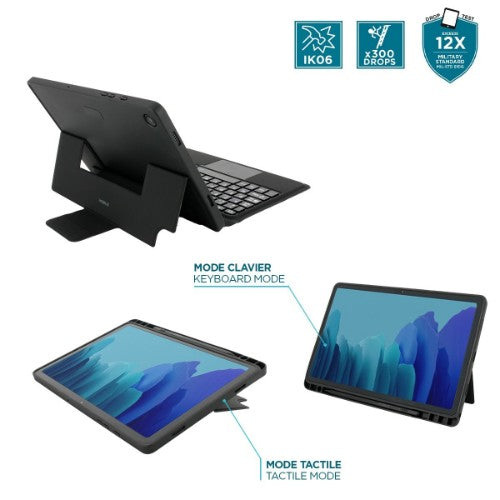 Mobilis 029035 tablet case 27.9 cm (11") Folio Black