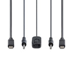 StarTech.com 2-Port USB-C Cable KVM Switch, 4K 60Hz DisplayPort Output, Compact KVM with 4ft/1.2m USB Type-C/Audio Integrated Cables, Bus Powered - Remote Push-Button/Hotkey Switching