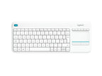 Logitech Wireless Touch K400 Plus keyboard Home RF Wireless Swiss White