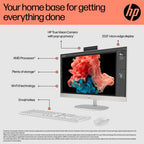 HP All-in-One 24-cr0003na AMD Ryzen™ 5 7520U 60.5 cm (23.8") 1920 x 1080 pixels All-in-One PC 8 GB LPDDR5-SDRAM 512 GB SSD Windows 11 Home Wi-Fi 6 (802.11ax) White
