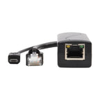 Tripp Lite NPOE-SPL-G-5VMU PoE to USB Micro-B and RJ45 Active Splitter - 802.af, 48V to 5V 1A, Up to 328.08 ft. (100 m)