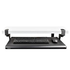 StarTech.com Under-Desk Keyboard Tray, Clamp-on Ergonomic Keyboard Holder, Up to 12kg (26.5lb), Sliding Keyboard and Mouse Drawer with C-Clamps, Height Adjustable Keyboard Tray (3.9/4.7/5.5 in) - TAA
