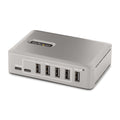 StarTech.com 10-Port USB-C Hub - 8x USB-A/2x USB-C - Self-Powered w/65W Power Supply - USB 3.1 10Gbps - Desktop/Laptop USB Hub w/USB-IF Certified 3ft Locking Cable, USB C Hub - TAA