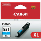 Canon 6444B001/CLI-551CXL Ink cartridge cyan high-capacity, 695 pages ISO/IEC 24711 267 Photos 11ml for Canon Pixma IP 8700/IX 6850/MG 5450/MG 6350/MX 725