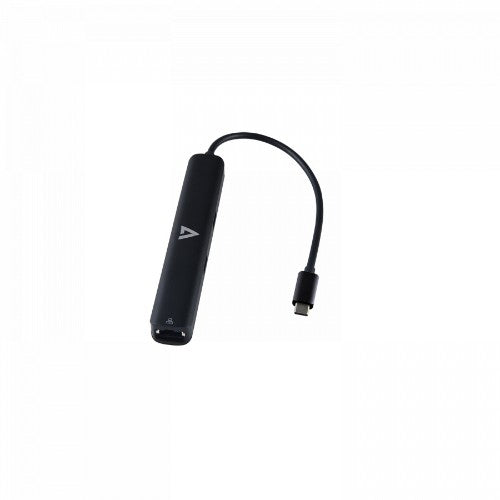 V7 UCMINIDOCK-PT laptop dock/port replicator Docking USB 3.2 Gen 1 (3.1 Gen 1) Type-C Black