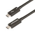 StarTech.com 3.3ft (1m) Thunderbolt 4 Cable - 40Gbps - 100W PD - 4K/8K Video - Intel-Certified Thunderbolt Cable - Compatible w/ USB4/Thunderbolt 3/USB 3.2/USB Type-C/DisplayPort