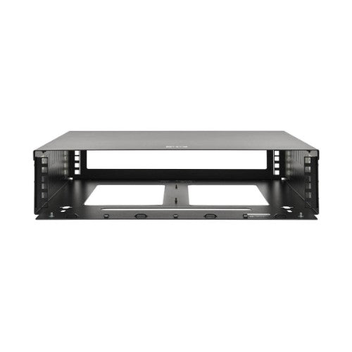 Tripp Lite SRWO2UBRKT SmartRack 2U Low-Profile Vertical-Mount Vented Wall-Mount Mini Rack Enclosure, Black