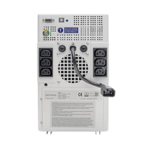 Tripp Lite SMX700HGL SmartPro Medical-Grade UPS, Line Interactive, Lithium Battery, 6 Outlets - 230V, 700VA, 450W, Full Isolation