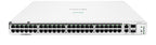 HPE Aruba Networking Networking Instant On Switch 40p Gigabit CL4 8p Gigabit CL6 PoE 2p 10GBT 2p SFP+ 600W 1960