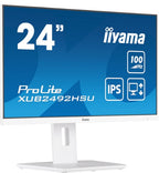 iiyama 24” IPS technology panel with 150mm height adjustable stand and 100Hz refresh rate