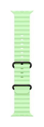 Apple Black Titanium Finish Band Green Fluoroelastomer, Titanium