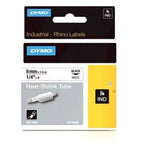 Dymo 18051/S0718260 Heat Shrink Tubes black / white 6mm x 1,5m for Dymo Rhino 6-12mm/19mm/24mm