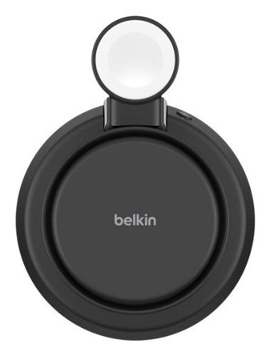Belkin WIZ040MYCH mobile device charger Headphones, Smartphone Black, Chrome USB Wireless charging Fast charging Indoor