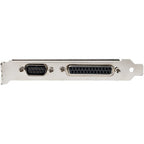 StarTech.com PCIe Card with Serial and Parallel Port - PCI Express Combo Adapter Card with 1x DB25 Parallel Port & 1x RS232 Serial Port - Expansion/Controller Card - PCIe Printer Card