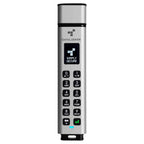 DataLocker Sentry K350 64 GB Encrypted USB Drive, FIPS 140-3 L3, AES 256-bit, MIL-STD-810G, Display with Keypad, USB A Connector compatible with 3.2 Gen 1 & USB 2.0