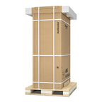APC NetShelter SX, Server Rack Enclosure Gen 2, Shock Packaging, 2500 lbs, Black, 42U x 600W x 1200D