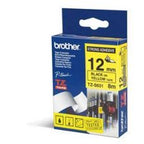 Brother TZE-S631 DirectLabel black on yellow extra strong Laminat 12mm x 8m for Brother P-Touch TZ 3.5-18mm/6-12mm/6-18mm/6-24mm/6-36mm