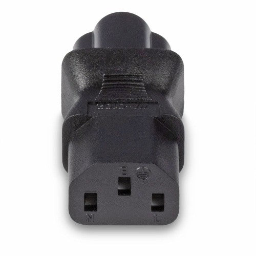 Lindy IEC C6 Cloverleaf Socket To IEC C13 3 Pin Plug Adapter