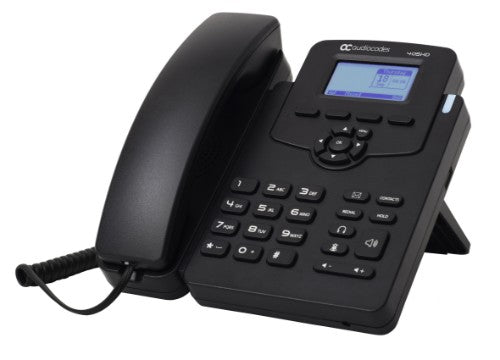 AudioCodes 405HD IP-Phone PoE GbE with an external power supply black