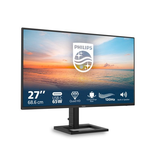 Philips 1000 series 27E1N1600AE/00 computer monitor 68.6 cm (27") 2560 x 1440 pixels Quad HD LCD Black
