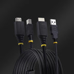 StarTech.com 6ft (1.8m) HDMI and USB 5Gbps KVM Cable, 4K 60Hz, HDMI 2.0 and USB Combo Cable for KVM Switches