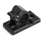StarTech.com 100 Adhesive Cable Management Clips Black - Network/Ethernet/Office Desk/Computer Cord Organizer - Sticky Cable/Wire Holders - Nylon Self Adhesive Clamp UL/94V-2 Fire Rated - TAA