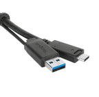 Targus ACC1133GLX USB cable 1 m USB 3.2 Gen 1 (3.1 Gen 1) USB C Black