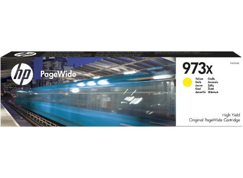 HP F6T83AE/973X Ink cartridge yellow, 7K pages ISO/IEC 24711 86ml for HP PageWide P 55250/Pro 452/Pro 477