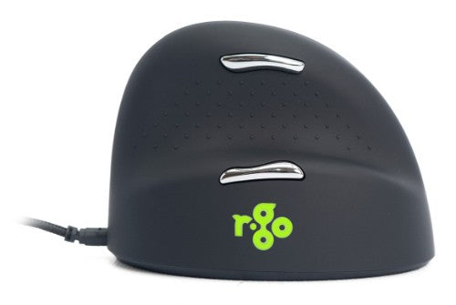 R-Go Tools Ergonomic mouse R-Go HE Break with break software, medium (hand size 165-185 mm), right-handed, Wired, black
