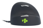 R-Go Tools Ergonomic mouse R-Go HE Break with break software, medium (hand size 165-185 mm), right-handed, Wired, black